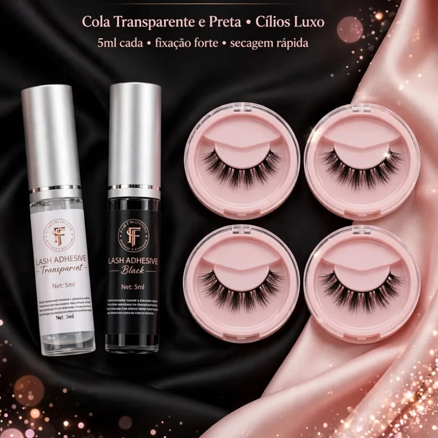 Kit Wimpernkleber + Wimpern