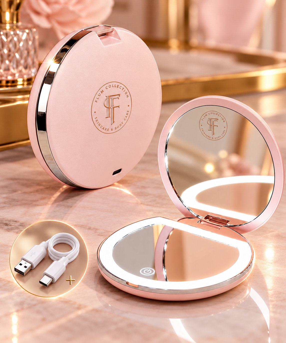 LED cosmetic mirror